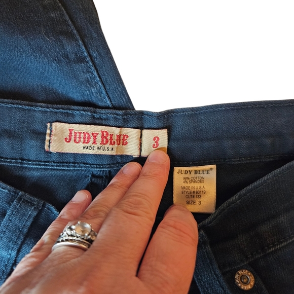 Judy Blue Hunter Green Colored Denim Skinny Jeans size 3 - Picture 2 of 6